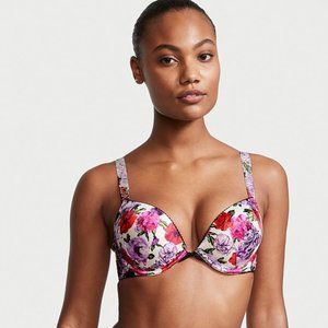 Victoria's Secret Very Sexy Bombshell Add-2-Cups Satin Shine Strap Push-Up Bra